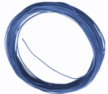 Kabel 0,6mm blau 10m