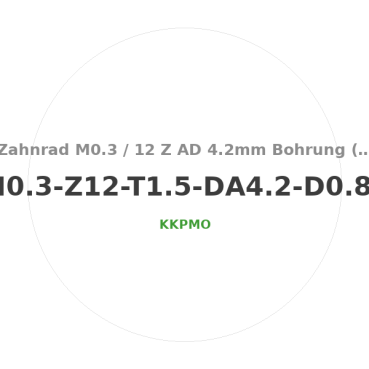 Zahnrad M0.3 / 12 Z AD 4.2mmBohrung (D) mm 0.80 Presspassung Hausnorm PBreite (T) mm 1.5POM-C schwarz[ZR-M0.3-Z12-T1.5-DA4.2-D0.8P-PB]Spare gear loco Sogliola Rivarossi