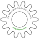 Zahnrad M0.3 / 14 Z AD 4,8mmBohrung (D) mm 2,00 Spielpassung HBreite (T) mm 4,0Messing MO58[ZR-M0.3-Z14-T4-DA4.8-D2H-MS]