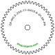 Zahnrad M0.3 / 50 Z AD 15,6mmBohrung (D) mm 1,50 Presspassung PBreite (T) mm 1,0POM-C natur[ZR-M0.3-Z50-T1-DA15.6-D1.5P-PN]