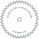 Zahnrad M0.25 / 40 Z AD 10,5mmBohrung (D) mm 1,00 Presspassung PBreite (T) mm 1,0POM-C natur[ZR-M0.25-Z40-T1-DA10.5-D1P-PN]