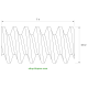 Schnecke M0.2 / Ø 2.0 mm / 1-gängigLänge (T) mm 4.0Bohrung (D) mm 0.80 Spielpassung HDrehrichtung rechtsMessing MO58[SN-M0.2-d2-T4-D0.8H-MS-R]