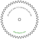 Zahnrad M0.35 / 46 Z AD 16,80mmBohrung (D) mm 1,20 P7Breite (T) mm 1,5POM-C natur[ZR-M0.35-Z46-T1.5-DA16.8-D1.2P7-PN]