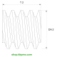 Schnecke M0.15 / Ø 2,0 mm / 1-gängigLänge (T) mm 2,0Bohrung (D) mm 0,80 Presspassung PDrehrichtung rechtsPOM-C natur[SN-M0.15-d2-T2-D0.8P-PN-R]