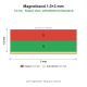 Magnetband 1,0×3 mm, Südpol oben, selbstklebend (Standard)Länge 100 cm[MB-1x3-SO-L100]