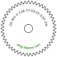 Zahnrad M0.4 / 48 Z AD 20,0mmBohrung (D) mm 3,00 Presspassung PBreite (T) mm 2,0POM-C natur[ZR-M0.4-Z48-T2-DA20-D3P-PN]