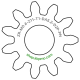 Zahnrad M0.4 / 11 Z AD 5,2mmBohrung (D) mm 2,00 Presspassung PBreite (T) mm 1,0POM-C natur[ZR-M0.4-Z11-T1-DA5.2-D2P-PN]