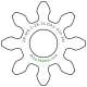 Zahnrad M0.3 / 8 Z AD 3,0mmBohrung (D) mm 1,00 Presspassung PBreite (T) mm 3,0POM-C natur[ZR-M0.3-Z8-T3-DA3-D1P-PN]
