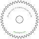 Zahnrad M0.3 / 42 Z AD 13,2mmBohrung (D) mm 2,50 Presspassung PBreite (T) mm 1,5POM-C natur[ZR-M0.3-Z42-T1.5-DA13.2-D2.5P-TM-PN]Kassettendeck Kenwood KX-2520