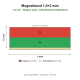 Magnetband 1,0×3 mm, Südpol oben, selbstklebend (Standard)Länge 100 cm[MB-1x3-SO-L100]