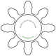 Zahnrad M0.2 / 8 Z AD 2.0mmBohrung (D) mm 1.00 Spielpassung HBreite (T) mm 2.0Messing MO58[ZR-M0.2-Z8-T2-DA2-D1H-MS]