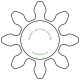 Zahnrad M0.2 / 8 Z AD 2.0mmBohrung (D) mm 1.00 Spielpassung HBreite (T) mm 1.0Messing MO58[ZR-M0.2-Z8-T1-DA2-D1H-MS]