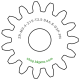 Zahnrad M0.4 / 15 Z AD 6.8mmBohrung (D) mm 2.00 Presspassung PBreite (T) mm 2.5POM-C natur[ZR-M0.4-Z15-T2.5-DA6.8-D2P-PN]