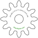 Zahnrad M0.3 / 12 Z AD 4,2mmBohrung (D) mm 1,00 Presspassung PBreite (T) mm 1,0POM-C natur[ZR-M0.3-Z12-T1-DA4.2-D1P-PN]