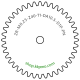Zahnrad M0.25 / 40 Z AD 10.5mmBohrung (D) mm 1.00 Presspassung PBreite (T) mm 1.0POM-C natur[ZR-M0.25-Z40-T1-DA10.5-D1P-PN]