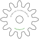 Zahnrad M0.3 / 12 Z AD 4,2mmBohrung (D) mm 0,80 Presspassung PBreite (T) mm 1,5POM-C natur[ZR-M0.3-Z12-T1.5-DA4.2-D0.8P-PN]Ersatzzahnrad Breuer Rangiertraktor HR2072