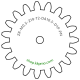Zahnrad M0.5 / 19 Z AD 10.5mmBohrung (D) mm 1.00 Presspassung PBreite (T) mm 2.0POM-C natur[ZR-M0.5-Z19-T2-DA10.5-D1P-PN]