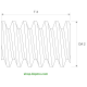 Schnecke M0.15 / Ø 2,0 mm / 1-gängigLänge (T) mm 3,0Bohrung (D) mm 0,70 Spielpassung Hausnorm HDrehrichtung rechtsMessing MO58[SN-M0.15-d2-T3-D0.7H-MS-R]