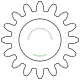 Zahnrad M0.15 / 16 Z AD 2,70mmBohrung (D) mm 1,50 PBreite (T) mm 1,2Messing MO58[ZR-M0.15-Z16-T1.2-DA2.7-D1.5P-MS]