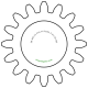 Zahnrad M0.15 / 16 Z AD 2.70mmBohrung (D) mm 1.50 PBreite (T) mm 1.5Messing MO58[ZR-M0.15-Z16-T1.5-DA2.7-D1.5P-MS]