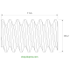 Schnecke M0.15 / Ø 2,0 mm / 1-gängigLänge (T) mm 3,5Bohrung (D) mm 1,00 Spielpassung Hausnorm HDrehrichtung rechtsMessing MO58[SN-M0.15-d2-T3.5-D1H-MS-R]