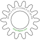 Zahnrad M0.2 / 14 Z AD 3.2mmBohrung (D) mm 1.50 Presspassung Hausnorm PBreite (T) mm 1.5POM-C natur[ZR-M0.2-Z14-T1.5-DA3.2-D1.5P-PN]Zoom drive gear Pentax Zoom 70 camera5171Z70