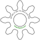 Zahnrad M0.3 / 8 Z AD 3,0mmBohrung (D) mm 1,00 Presspassung Hausnorm PBreite (T) mm 4,0POM-C natur[ZR-M0.3-Z8-T4-DA3-D1P-PN]