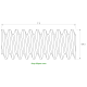 Schnecke M0.15 / Ø 2.0 mm / 1-gängigLänge (T) mm 5.0Bohrung (D) mm 0.70 Spielpassung Hausnorm HDrehrichtung rechtsMessing MO58[SN-M0.15-d2-T5-D0.7H-MS-R]