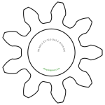 Zahnrad M0.2 / 9 Z AD 2.20mmBohrung (D) mm 1.00 H9Breite (T) mm 2.5Messing MO58[ZR-M0.2-Z9-T2.5-DA2.2-D1H9-MS]