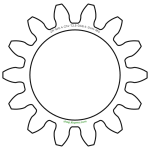 Zahnrad M0.4 / 14 Z AD 6.4mmBohrung (D) mm 4.00 Spielpassung HBreite (T) mm 2.5Messing MO58[ZR-M0.4-Z14-T2.5-DA6.4-D4H-MS]Upgrade pinion gear ftx ranger 1/16