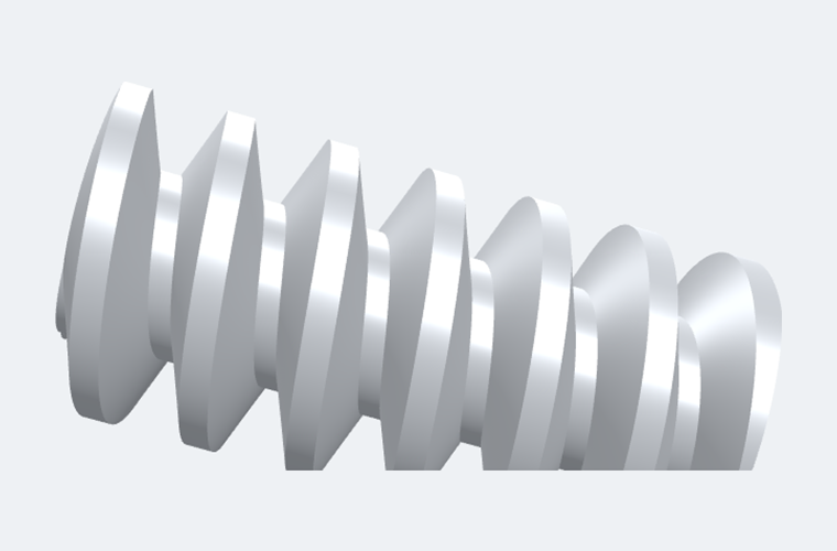 Schnecken und Schneckenwellen Modul 0,15 und 0,2 – präzise gefräst, 1-gängig, aus POM-C und Messing